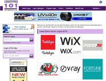 Tablet Screenshot of logotypes101.com